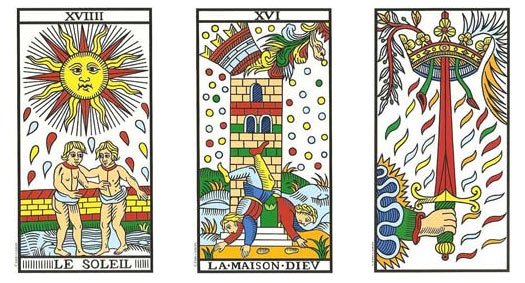 Os naipes e as cartas no Amor