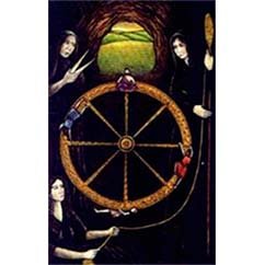 Carta Roda da Fortuna do Tarô Mitológico
