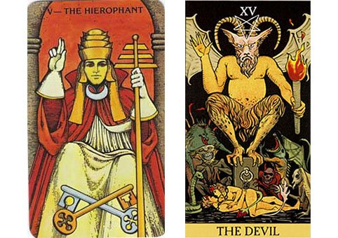 Cartas de Morgan Greer e do After Tarot (Giulia Massaglia & Pietro Alligo)