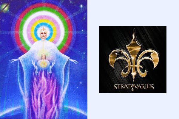 Os Sete Raios e o logo Stratovarius