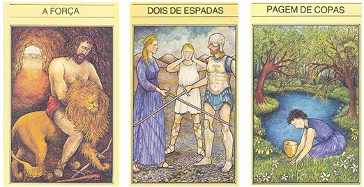 No Tarô Mitológico: A Força e exemplos de figuras nos naipes