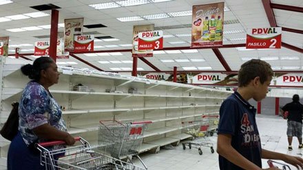 Desabastecimento na Venezuela