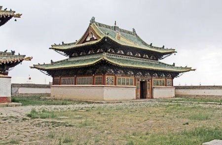 O templo Zuu de Buda em Karakorum