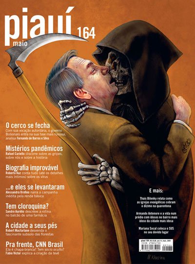 Tudo acaba em barro Capa da Piauí de maio/2020)