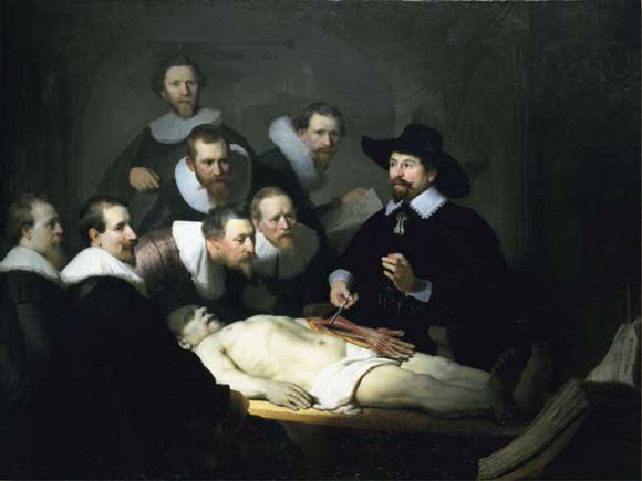 A Lição de Anatomia - pintura de Rembrandt (1632) www.pt.wikipedia.org/wiki/A_Lição_de_Anatomia_do_Dr._Tulp