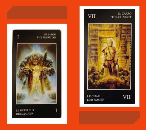O desejo da conquista. Desejo é assunto pessoal, não envolve o outro, é impulso indivisível. Ilustração da Autora com o Black Tarot de Luis Royo