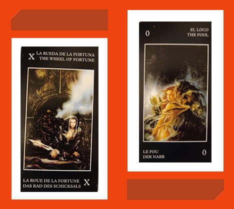 O desejo temporário Ilustração da Autora com o Black Tarot de Luis Royo