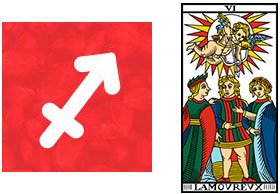 O signo de Sagitário e os Enorados no Taro de Marselha Jodorowisk Camoin