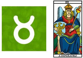 O signo de Touro e a Imperatriz ao Taro de Marselha Jodorowisk Camoin