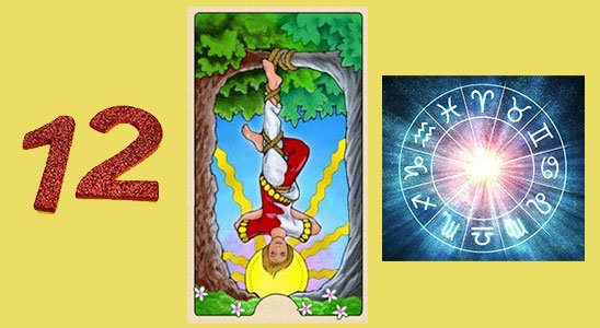 Doze no numeral, no arcano do Pendurado e nos signos zodiacais Imagens no Pinterest