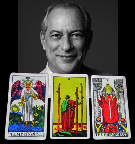 Cartas para Ciro Gomes: A Temperança, Três de Paus e O Hierofante