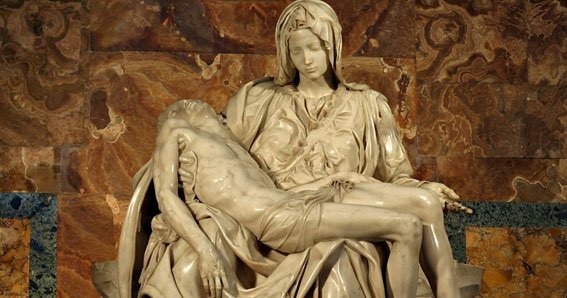 Pietá (Piedade) de Michelangelo www.culturagenial.com/pieta-de-michelangelo