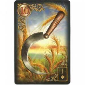 Carta 10 do Baralho Cigano Gilded Reverie Lenormand