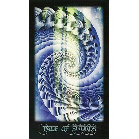 Fractal Tarot | Carta Page of Swords
