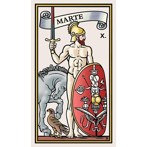 Marziano Tarot | Carta 10 Marte