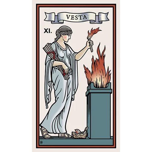 Marziano Tarot | Carta 11 Vesta