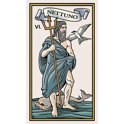 Marziano Tarot | Carta 6 Nettuno