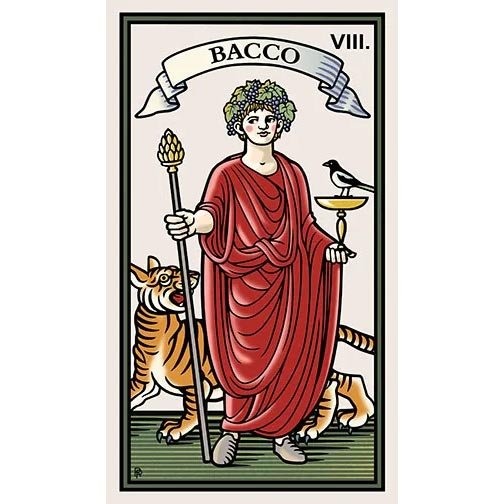 Marziano Tarot | Carta 8 Bacco