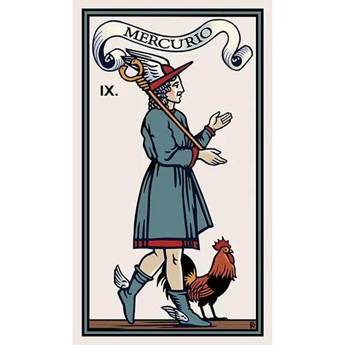 Marziano Tarot | Carta 9 Marcurio