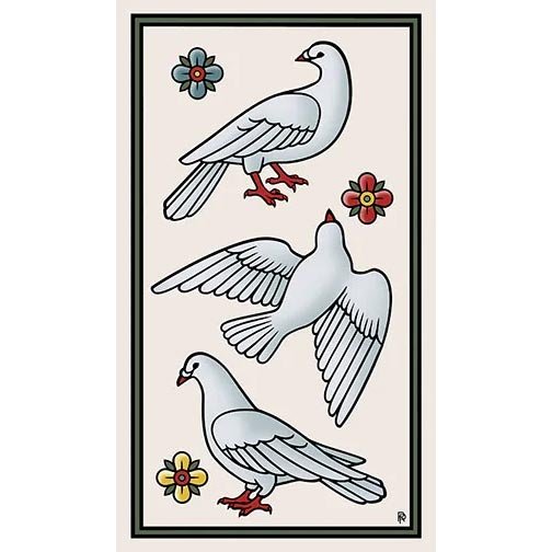 Marziano Tarot | Carta Doves 3