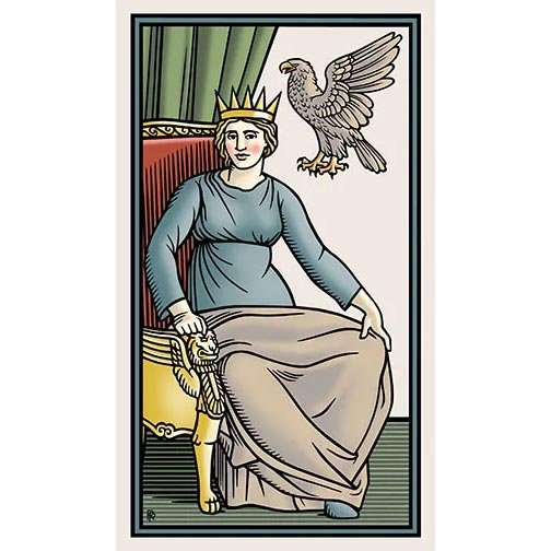 Marziano Tarot | Carta Eagles 11 Queen