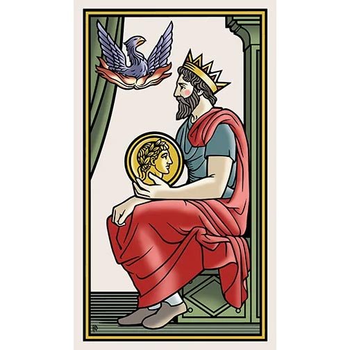 Marziano Tarot | Carta Phoenixes 12 King