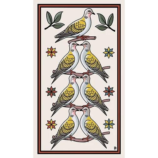 Marziano Tarot | Carta Turtledoves 7