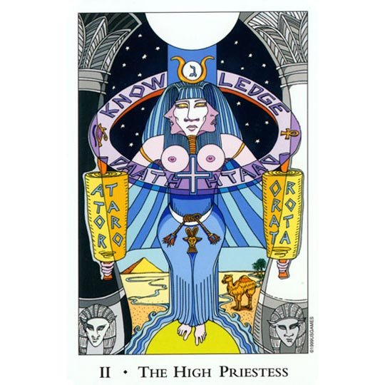 Tarot of the Sephiroth | Carta 2 The High Priestess