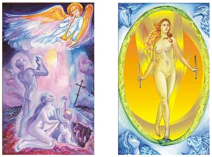 Cabbalistic Tarot G.O.M. | Cartas 20. O Julgamento e 22 (21). O Mundo