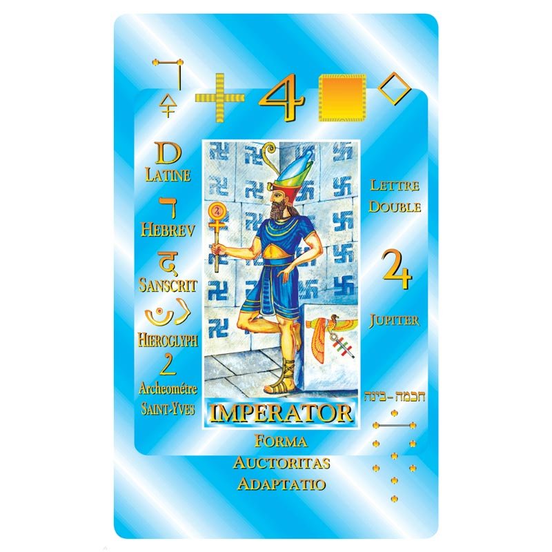 Cabbalistic Tarot G.O.M. | Carta 4 Imperator