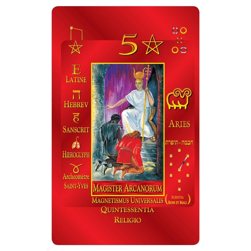 Cabbalistic Tarot G.O.M. | Carta 5 Magister Arcanorum