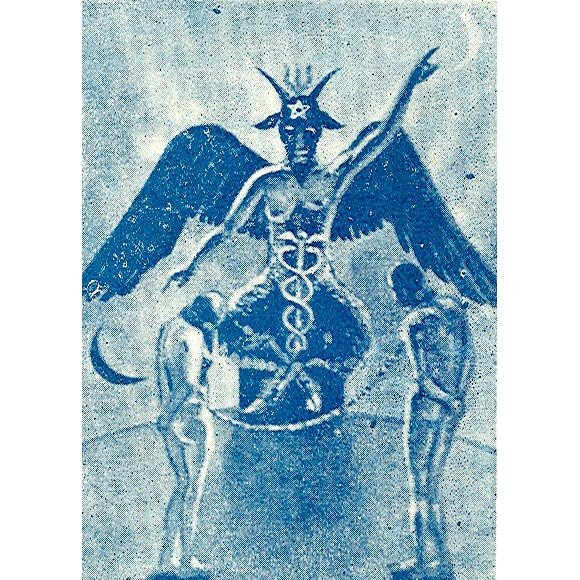 GOM Tarot - Edição Xangai | Carta 15. "Lógica", "Serpente", "Baphomet", "Diabo"