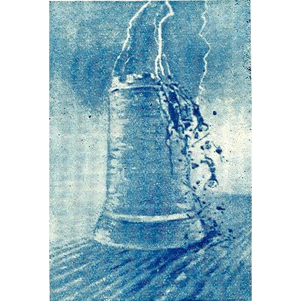 GOM Tarot - Edição Xangai | Carta 16. "Torre Destruída", "Torre Fulminada","Casa de Deus"
