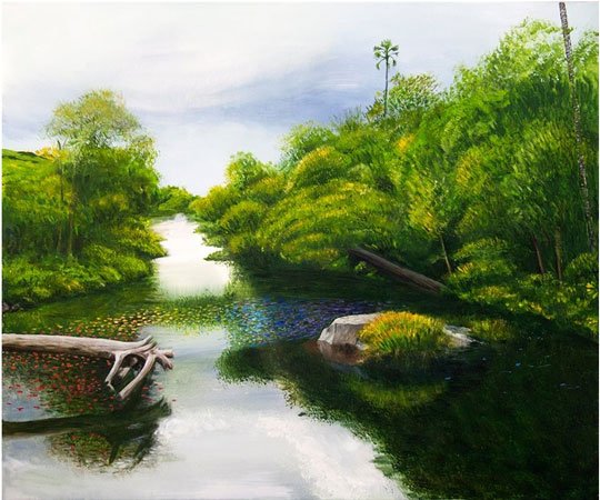 Nascente do Rio Tocantins em arte de Antonio Peticov.